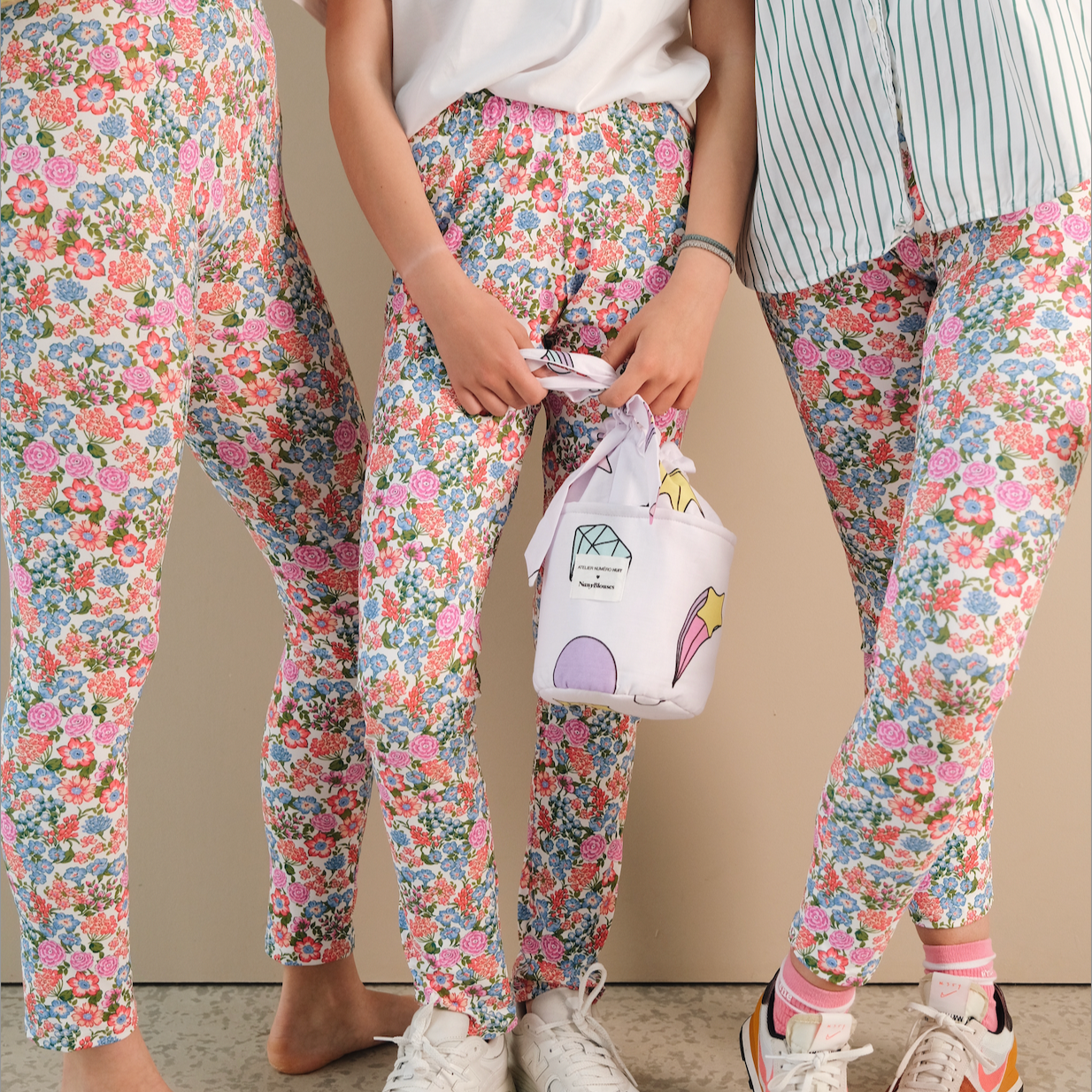 Legging Travel Flowers - KIDS