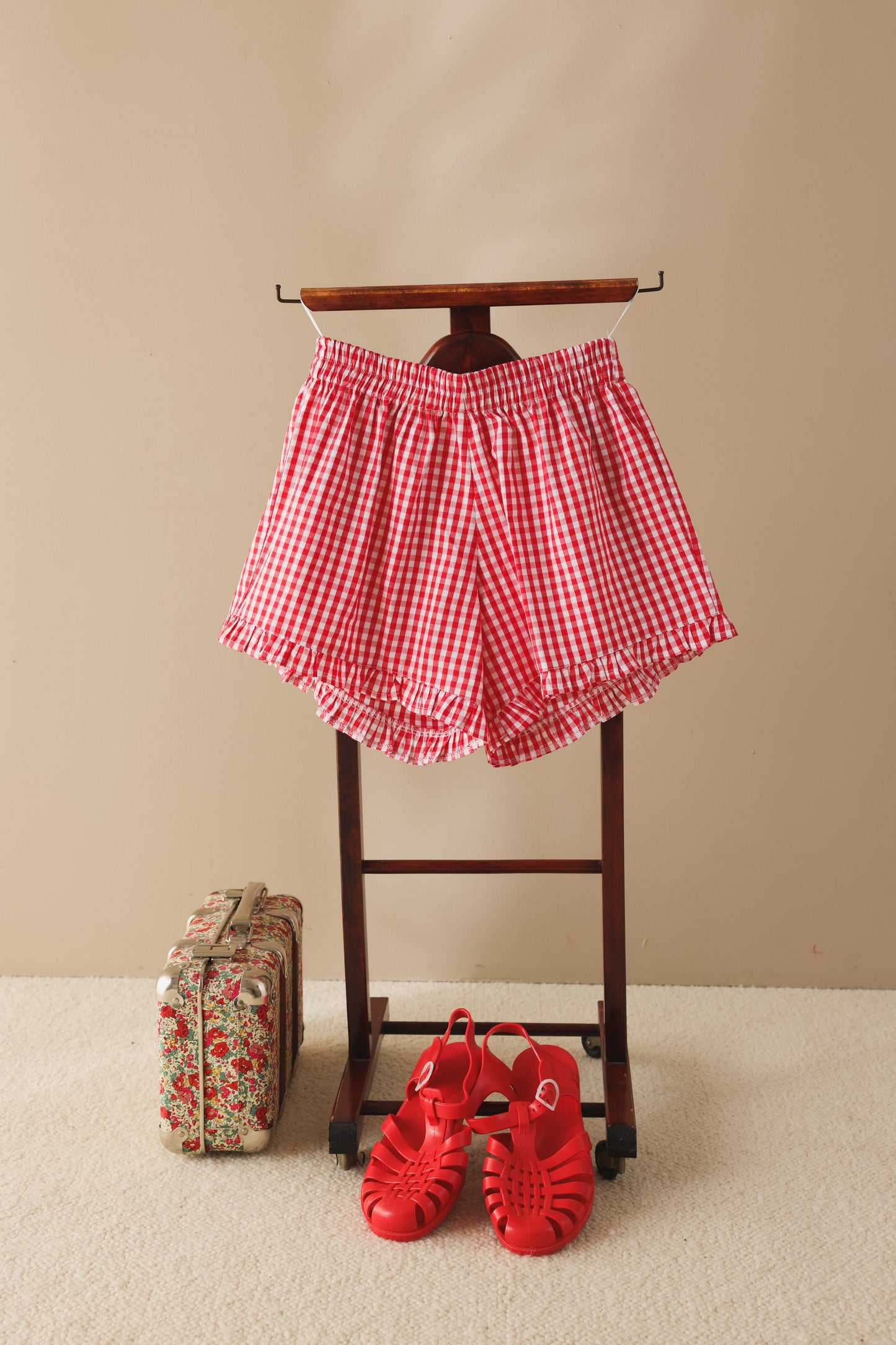 Short Vichy Chéri rouge