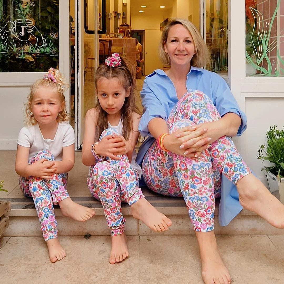 Legging Travel Flowers - KIDS