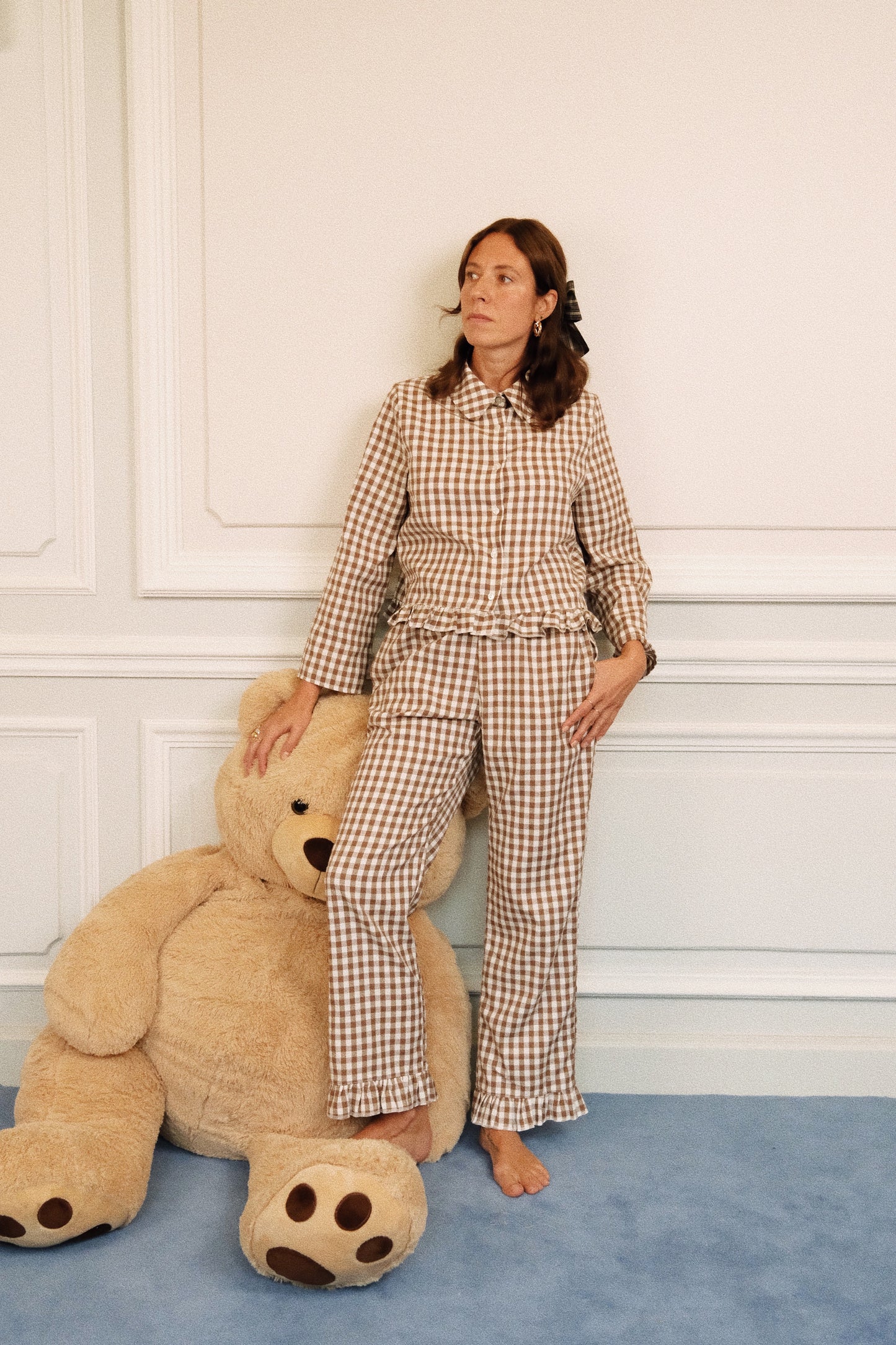 Chemise Vichy Latte * PRE COMMANDE*