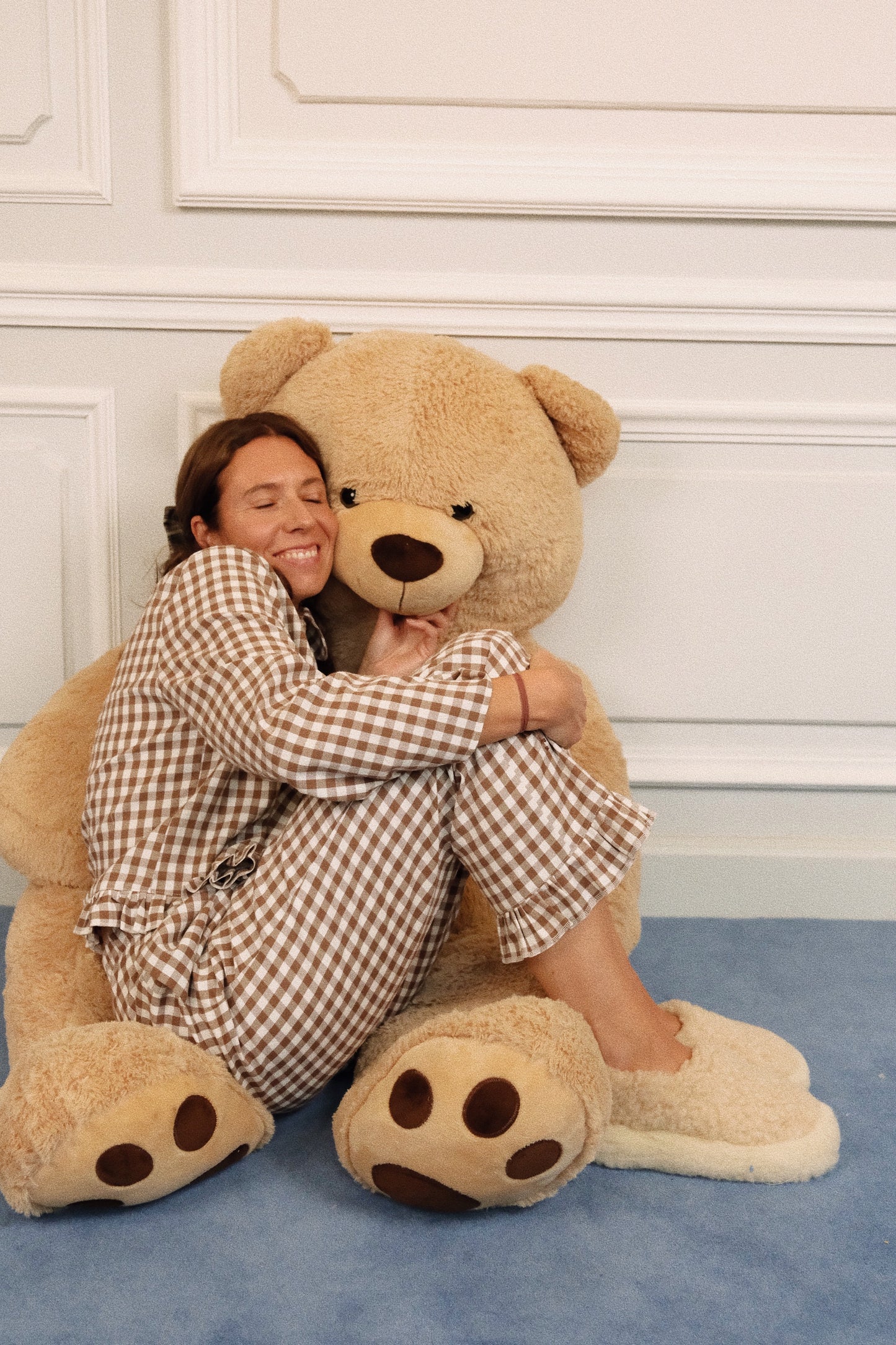 Pantoufles Fluffy Beige