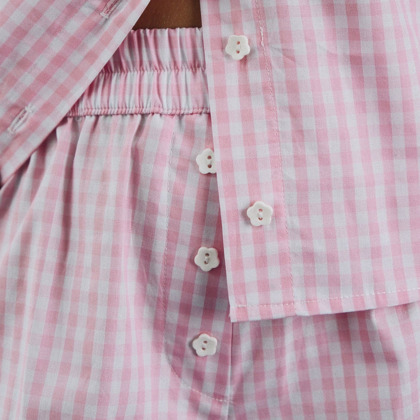 Short Dolly vichy rose