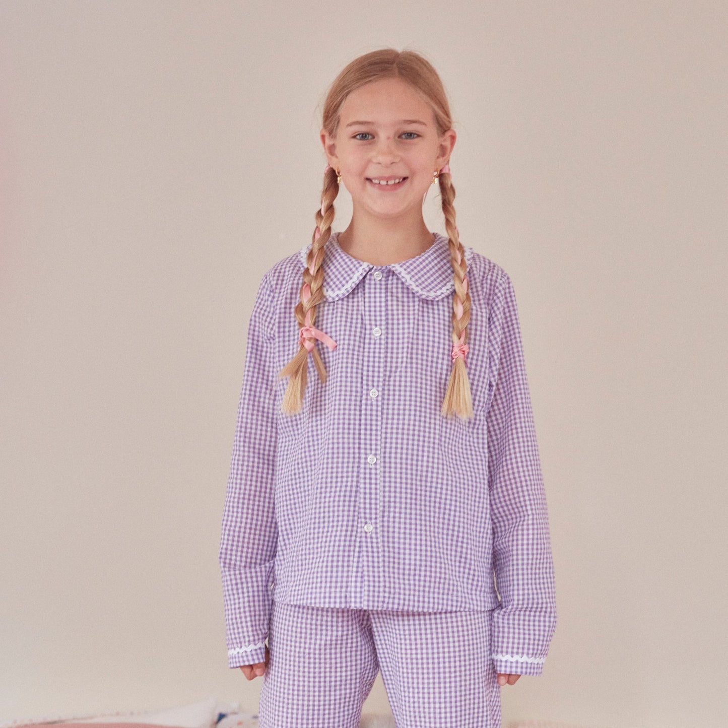 Pyjama Nany - Vichy Violet