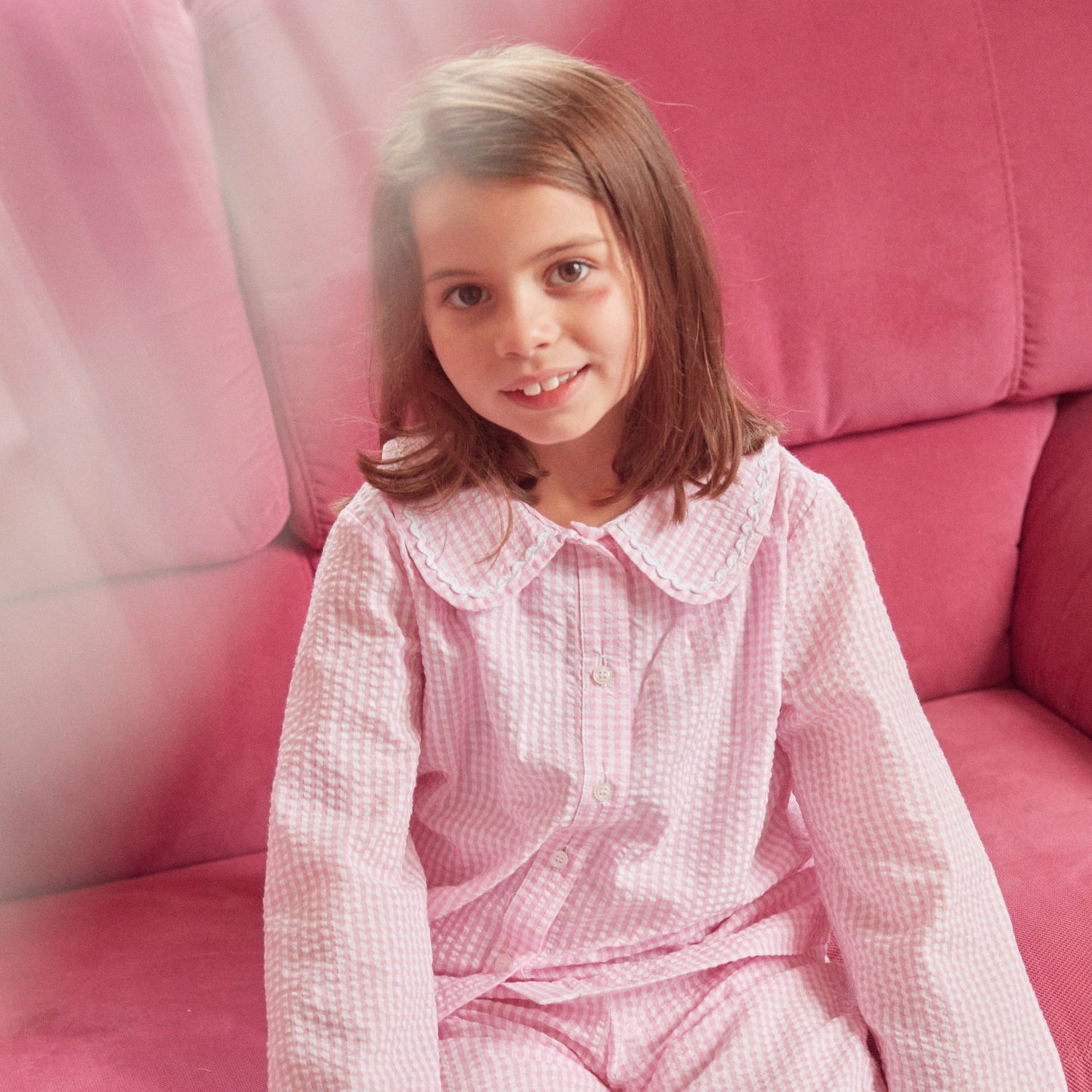 Pyjama Nany - Vichy rose