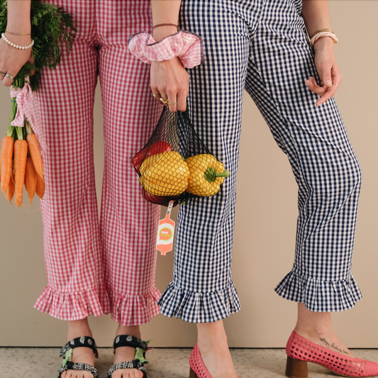 Pantalon Vichy Navy