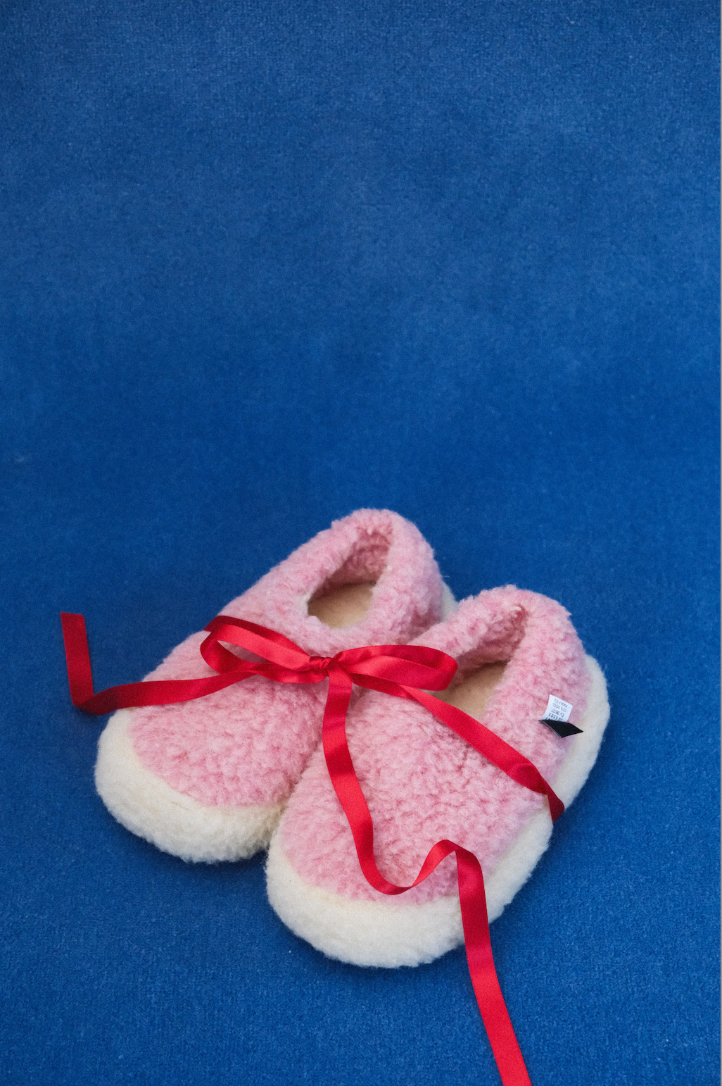 Pantoufles Fluffy rose