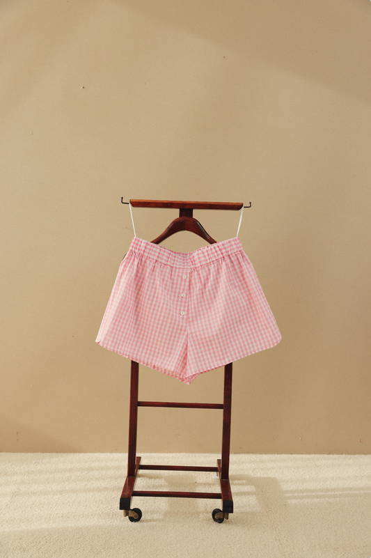 Short Dolly vichy rose