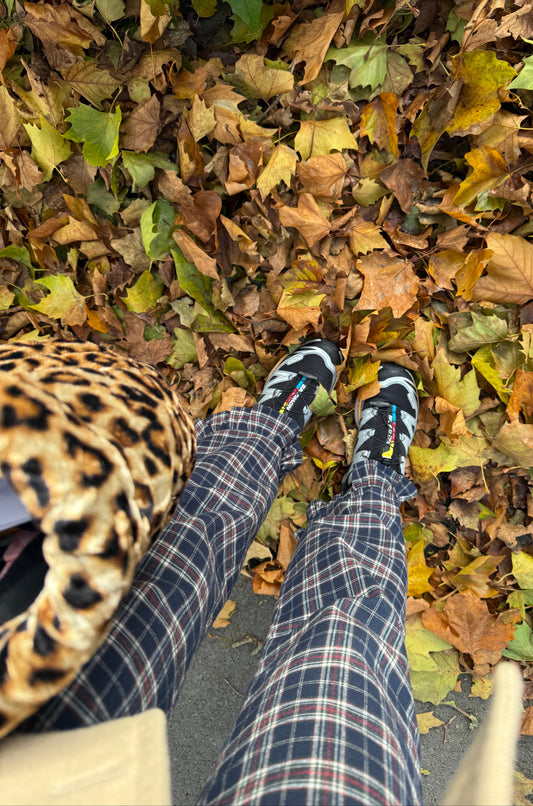 Pantalon Tartan volant