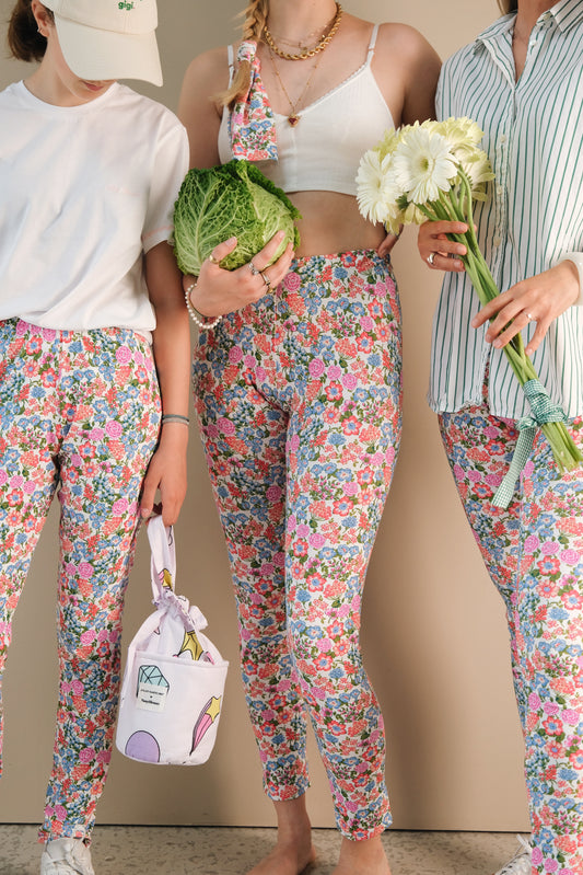 Legging Travel Flowers