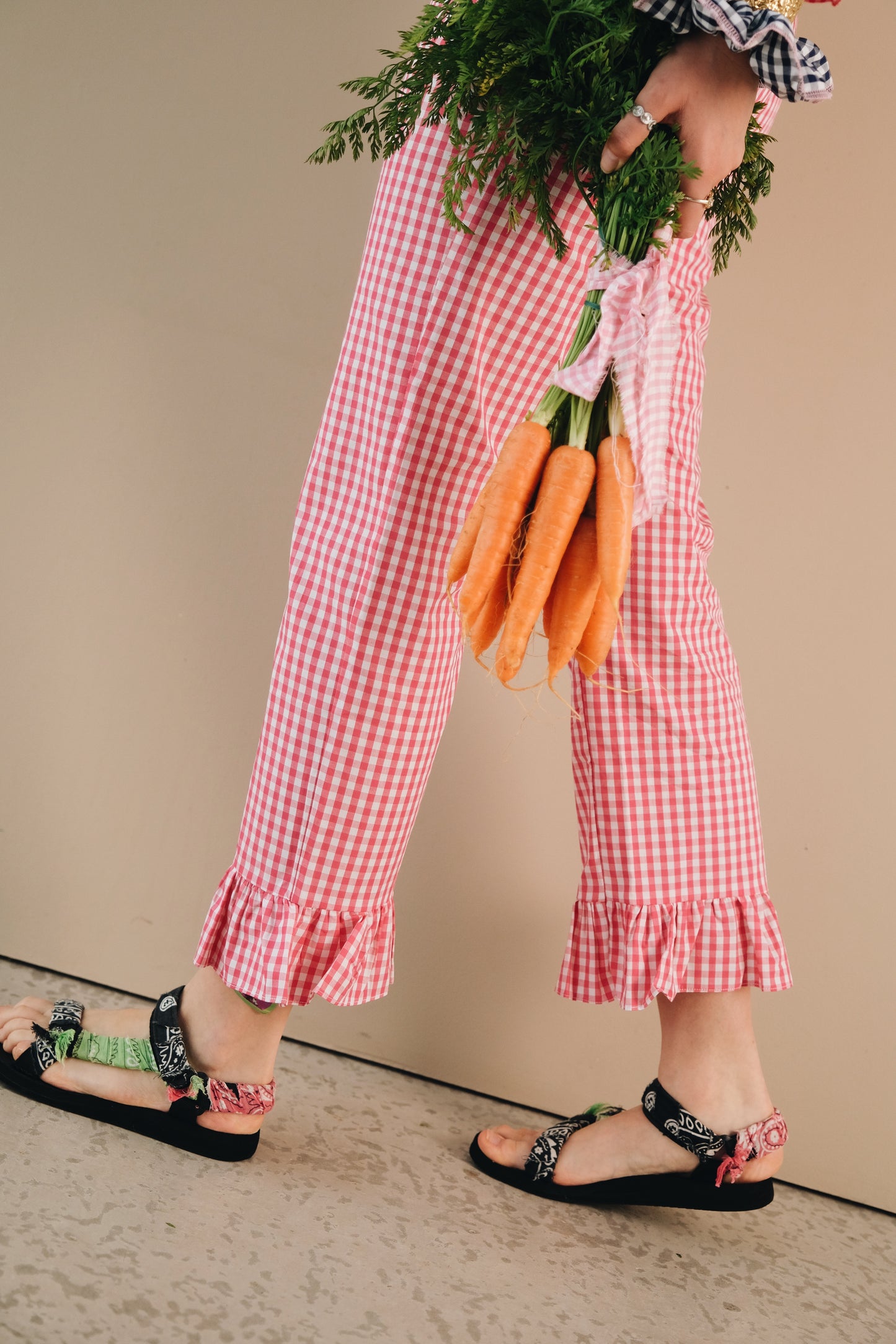 Pantalon Vichy Cherry