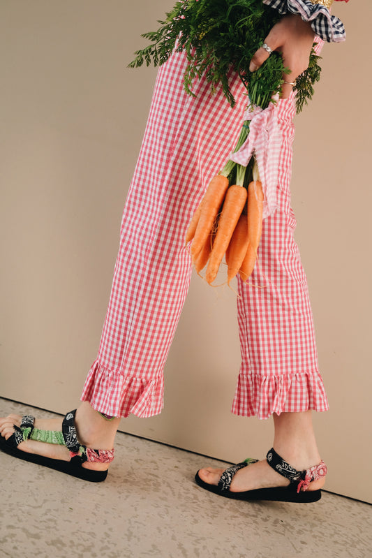 Pantalon Vichy Cherry