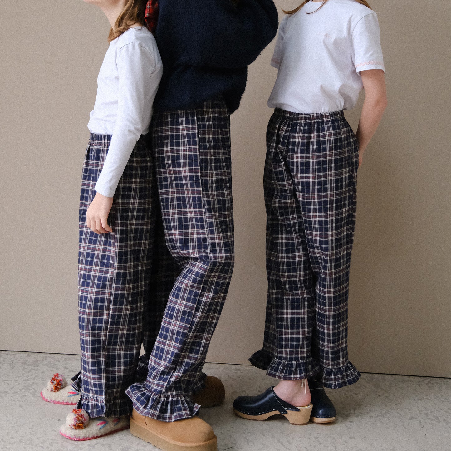 Pantalon Fleur KIDS - Tartan Navy